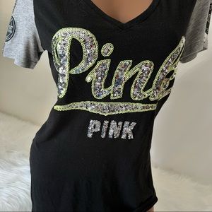 PINK VS SEQUINED TOP